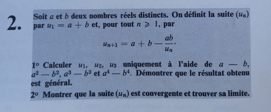 Ex 2 suites numériques