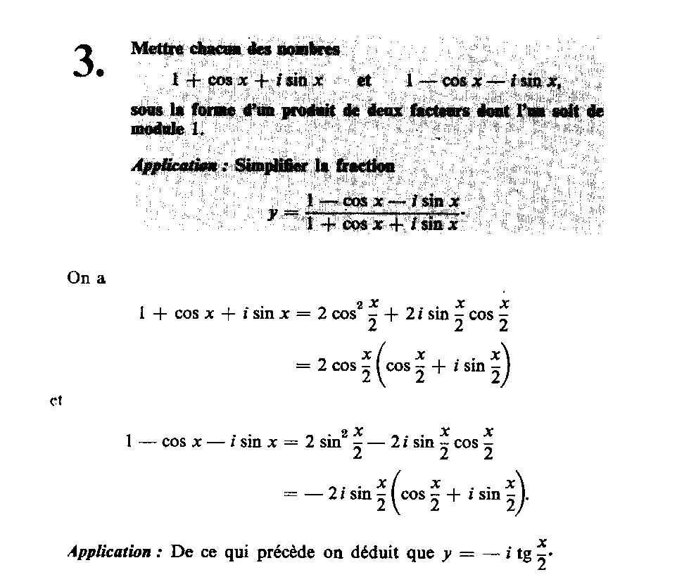 Ex3 corrigé nombres complexes